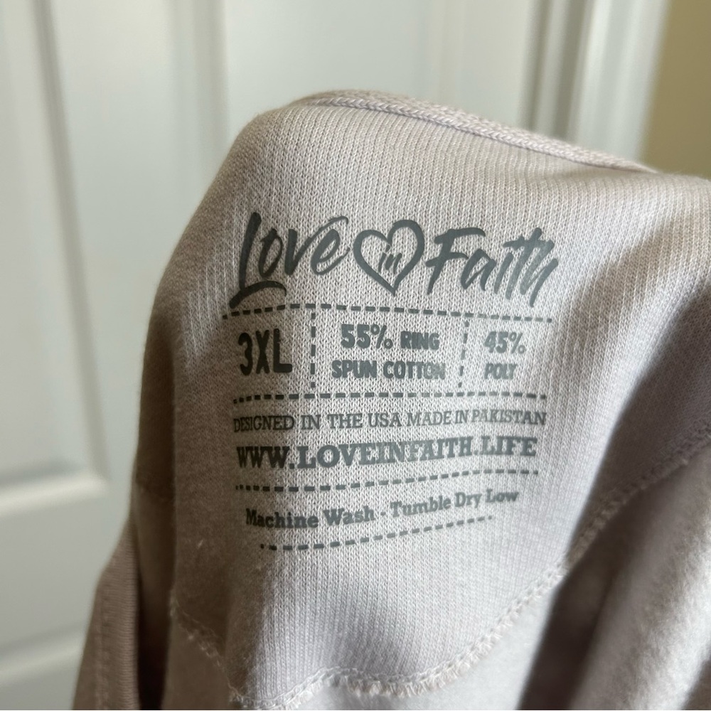 Love & Faith Pastel Purple Embroidered Detail Sweatshirt - Picture 7 of 7